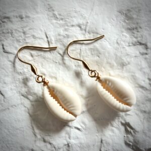 Gold Plated Seashell Earrings
